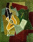 Juan Gris gitarren oil